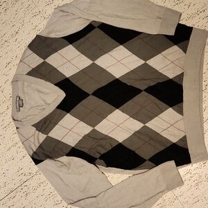 Lacoste V Neck Wool Knit Sweater